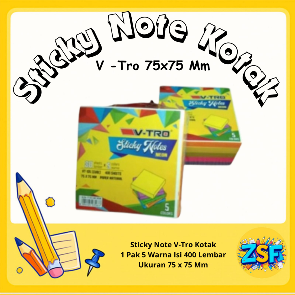 

Sticky Notes Aesthetic Sticky Note Lucu Warna Warni Kotak 1 Pack Memo Joyko Index Kecil Panah 1 Set