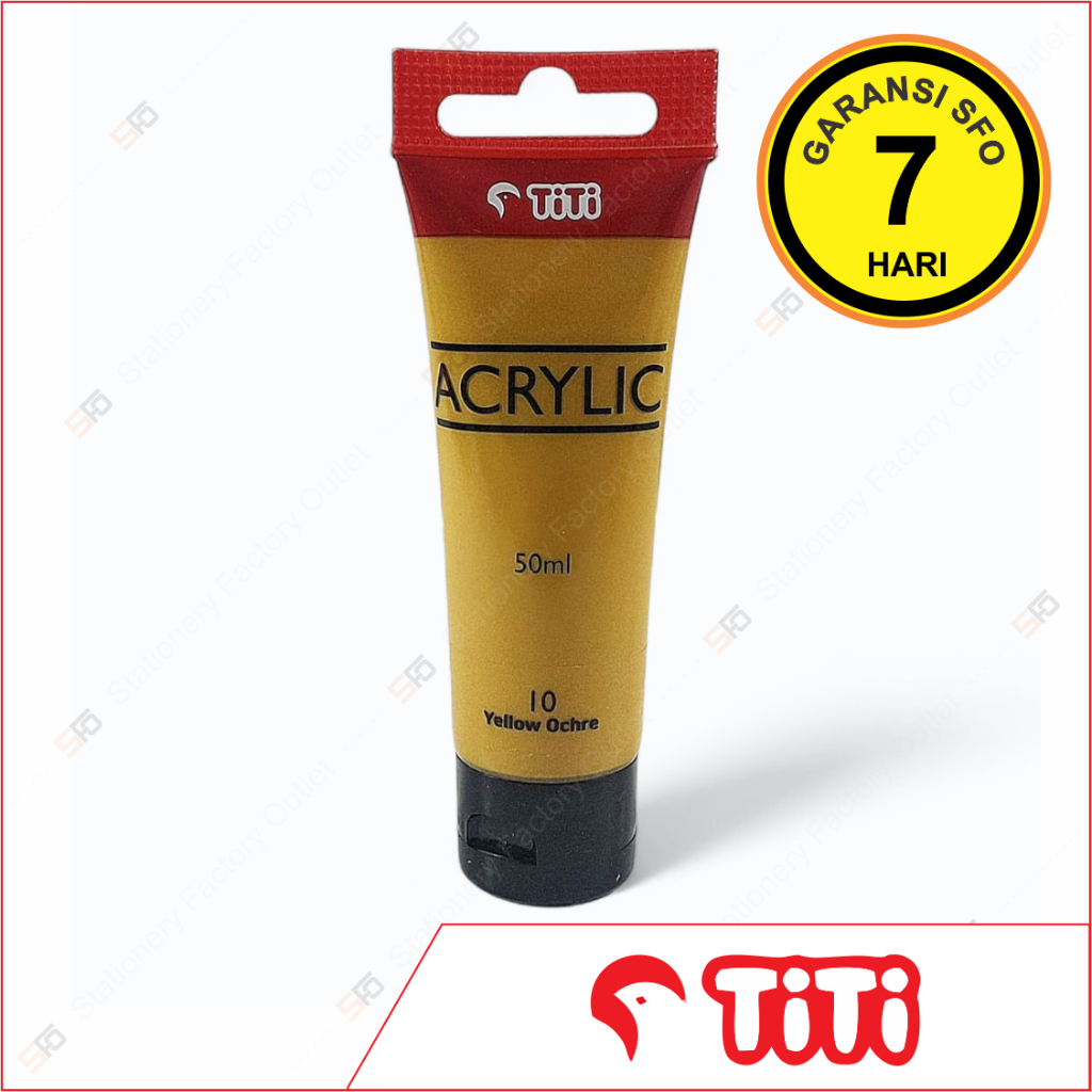 

Cat Acrylic Titi 50ml Satuan 10 - Yellow Ochre - SFO Semarang Official
