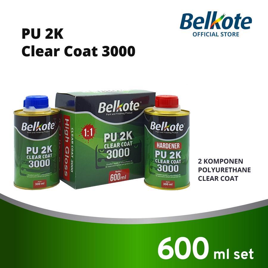 Belkote PU 2K Clear Coat 3000 (Pernis Motor / Varnish Mobil / Cat Mobil) / Clear