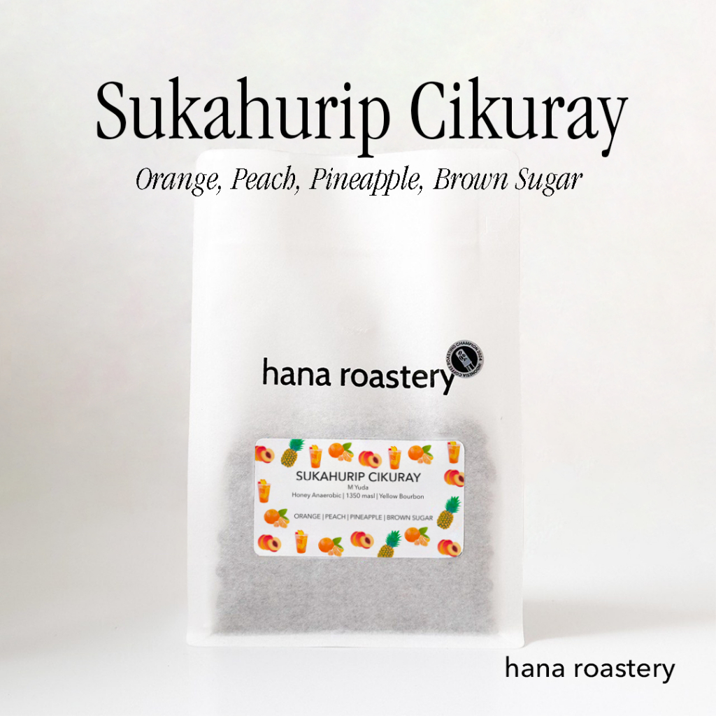 

Sukahurip Cikuray Pineapple - Anaerobic Honey - Hana Roastery - Filter Coffee - Kopi Arabika