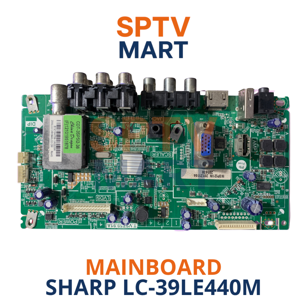 MAINBOARD TV SHARP LC-39LE440M - MB SHARP LC-39LE440M