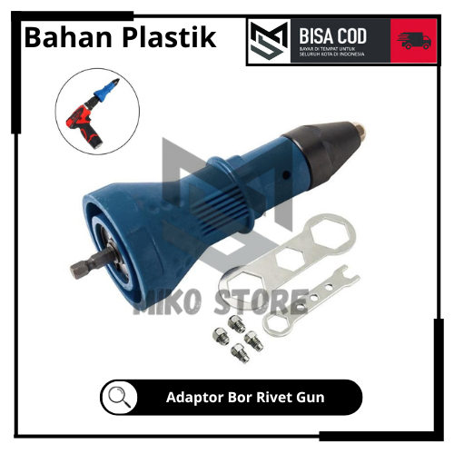 Sambungan Mesin Bor Jadi Tang Rivet Otomatis Adaptor Rivet Gun Tang Rivet Adapter Bor
