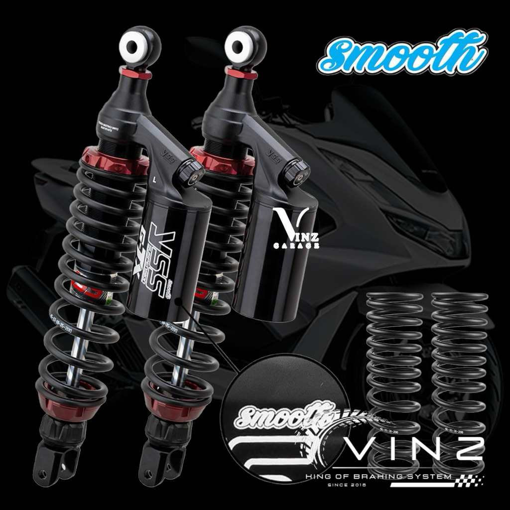 Shock YSS GTX PCX 160 Black Series Edition // Shock YSS GTX PCX 160 Black Series Ukuran 365 Mm Origi