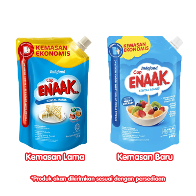 

Susu Kental Manis Cap Enak 545 Gram Indofood Pouch