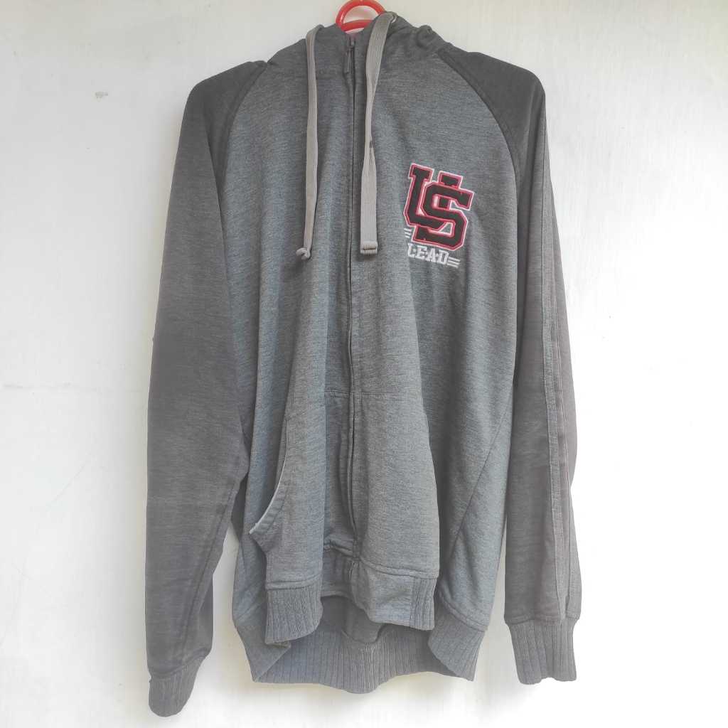 Hoodie Zip Up Bordir LS Second