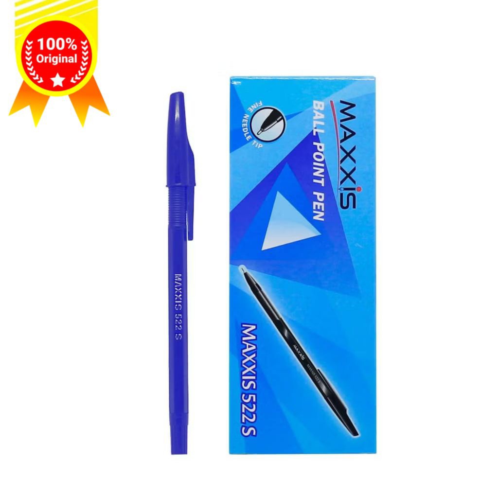 

Pulpen MONTANA 0.8 mm Ballpoint Alat Tulis biru / Lusin / Maxxis 522s Blue