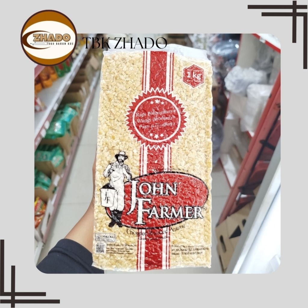 

John Farmer Chopped Peanut / Kacang Tanah Cacah 1 KG