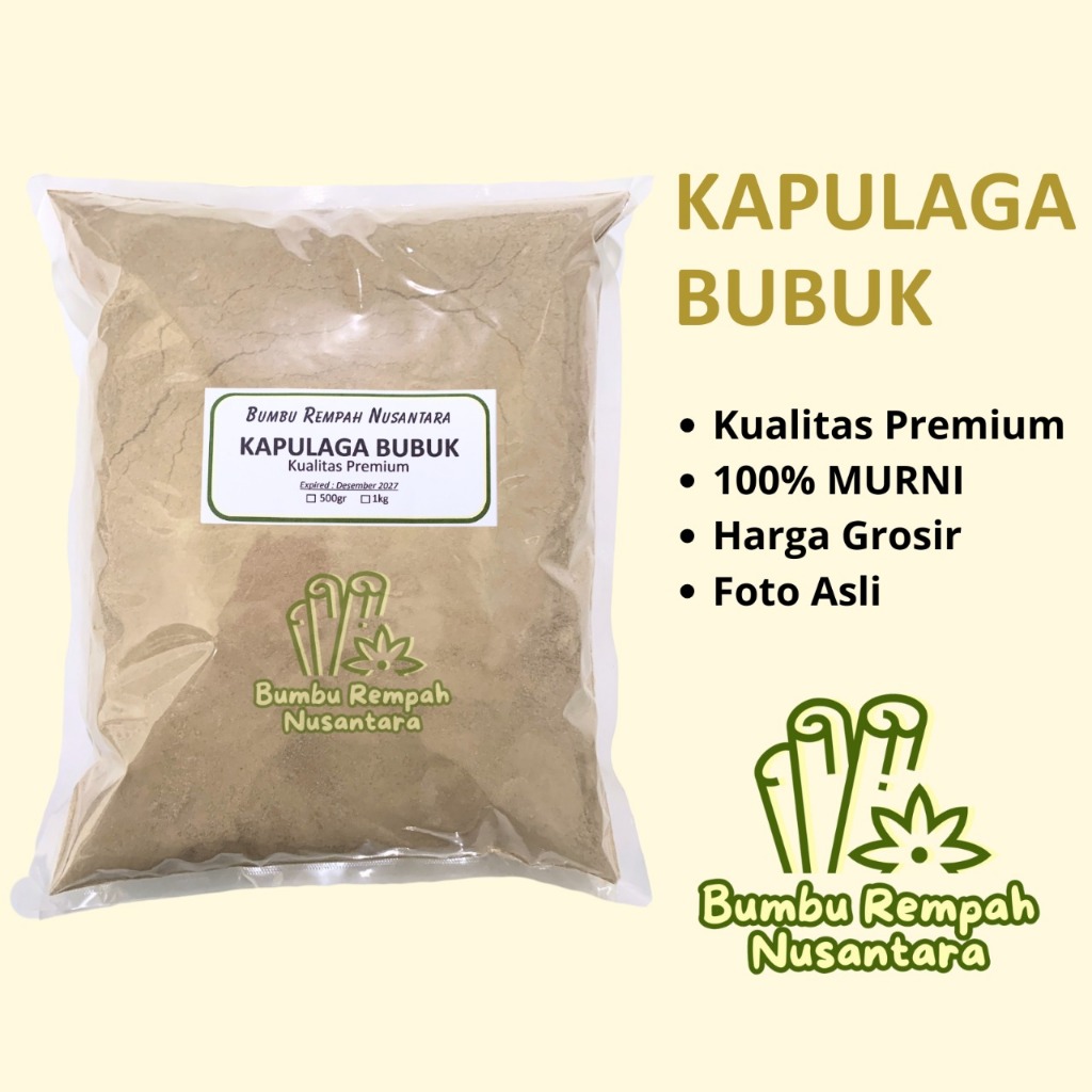 

Kapulaga bubuk 500g 1kg - Rempah Asli Murni | BUMBU REMPAH NUSANTARA | Bumbu Dapur Nusantara Grosir Murah
