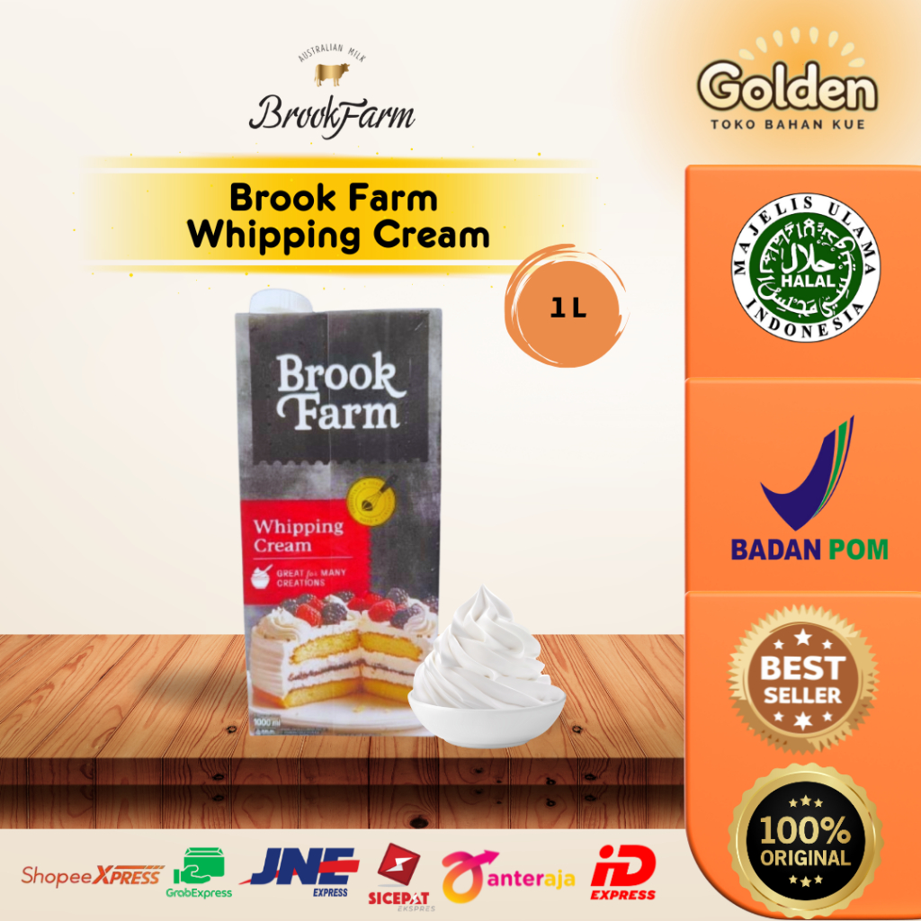 

Brook Farm Whipping Cream 1L