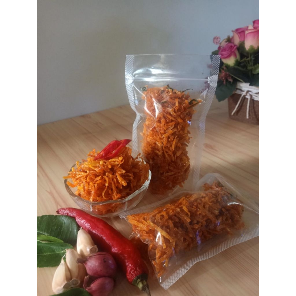 

mustofa 300gr / kentang mustofa/ kentang renyah/makanan ringan/balado kentang/balado pedas