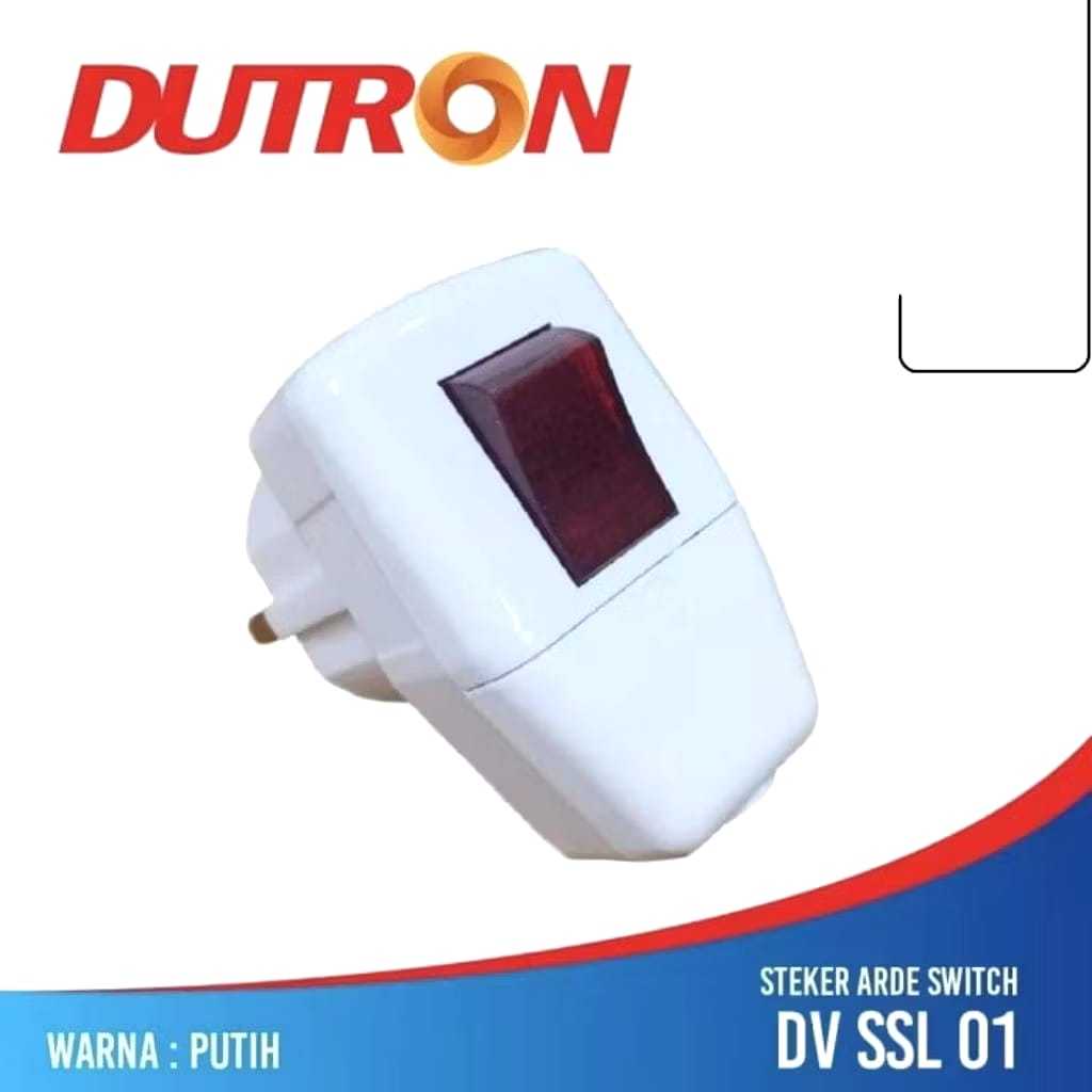 Steker Saklar Lampu On Off / steker arde switch (TG) DUTRON