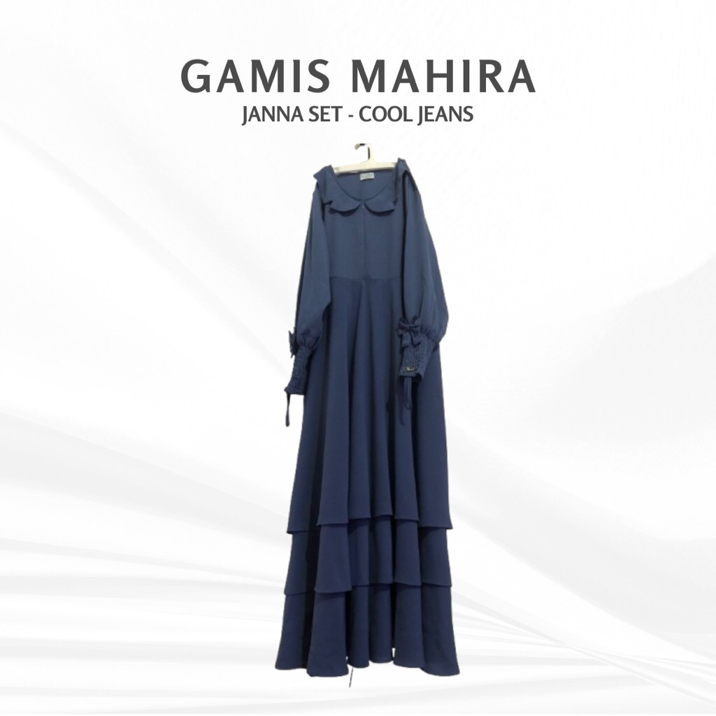 Preloved Set Gamis Mahira Janna