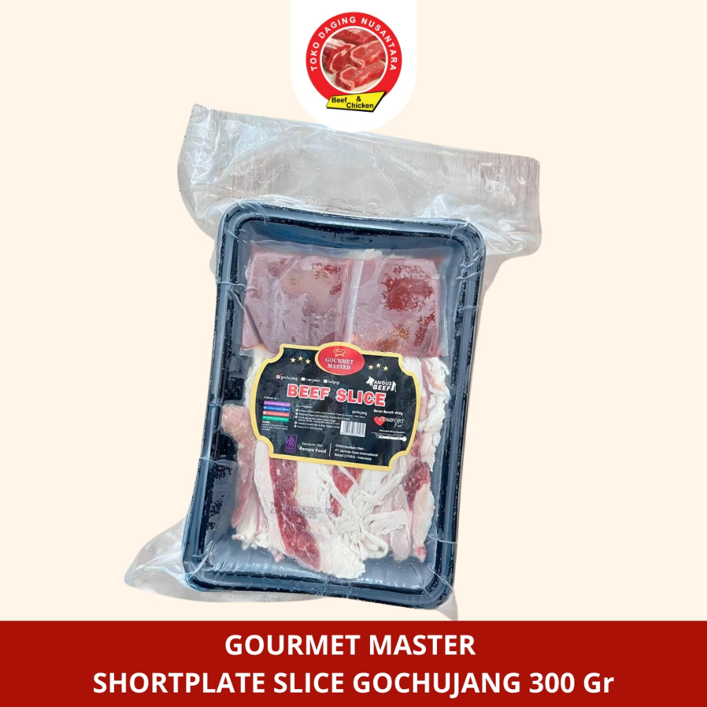 

GOURMET MASTER SHORTPLATE SLICE GOCHUJANG 300GR
