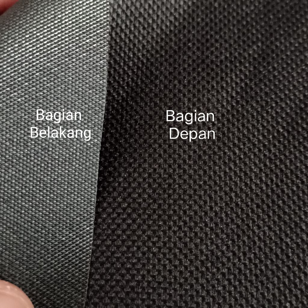 600 D Dinir Hitam Per 1 meter