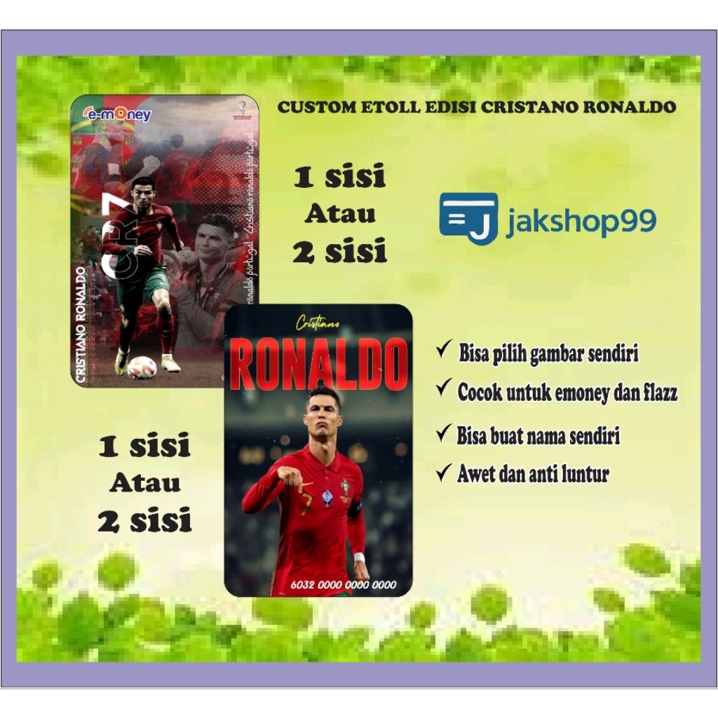 KARTU EMONEY EDISI RONALDO