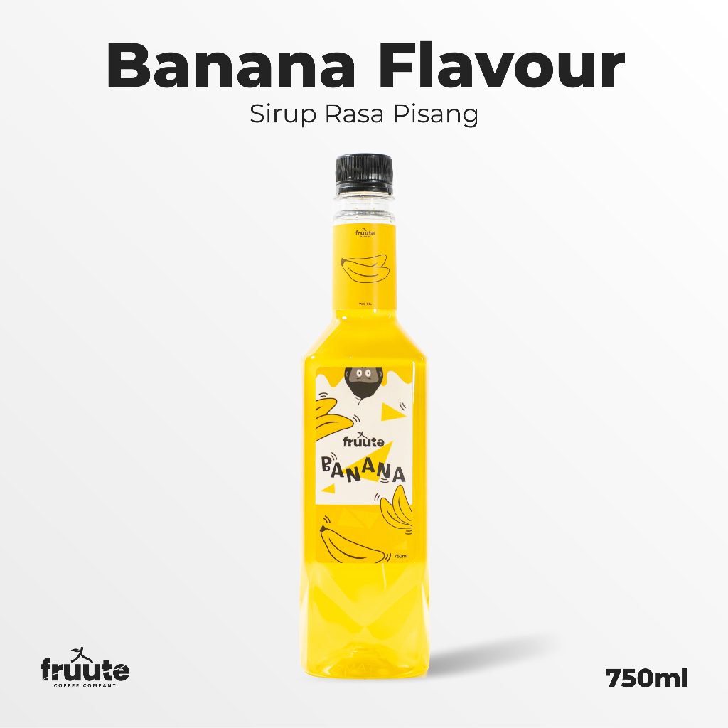 

Sirup Fruute Rasa Pisang - 750ml
