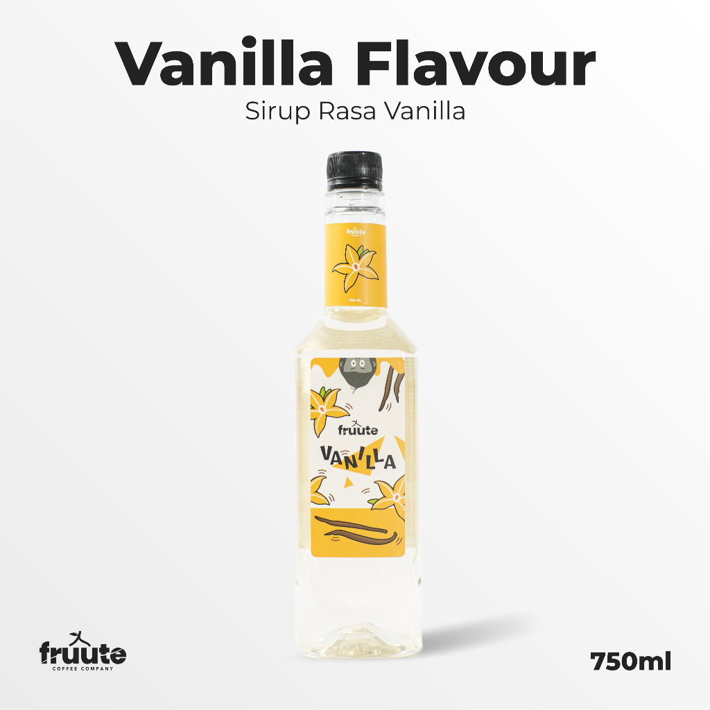 

Sirup Fruute Rasa Vanilla - 750ml