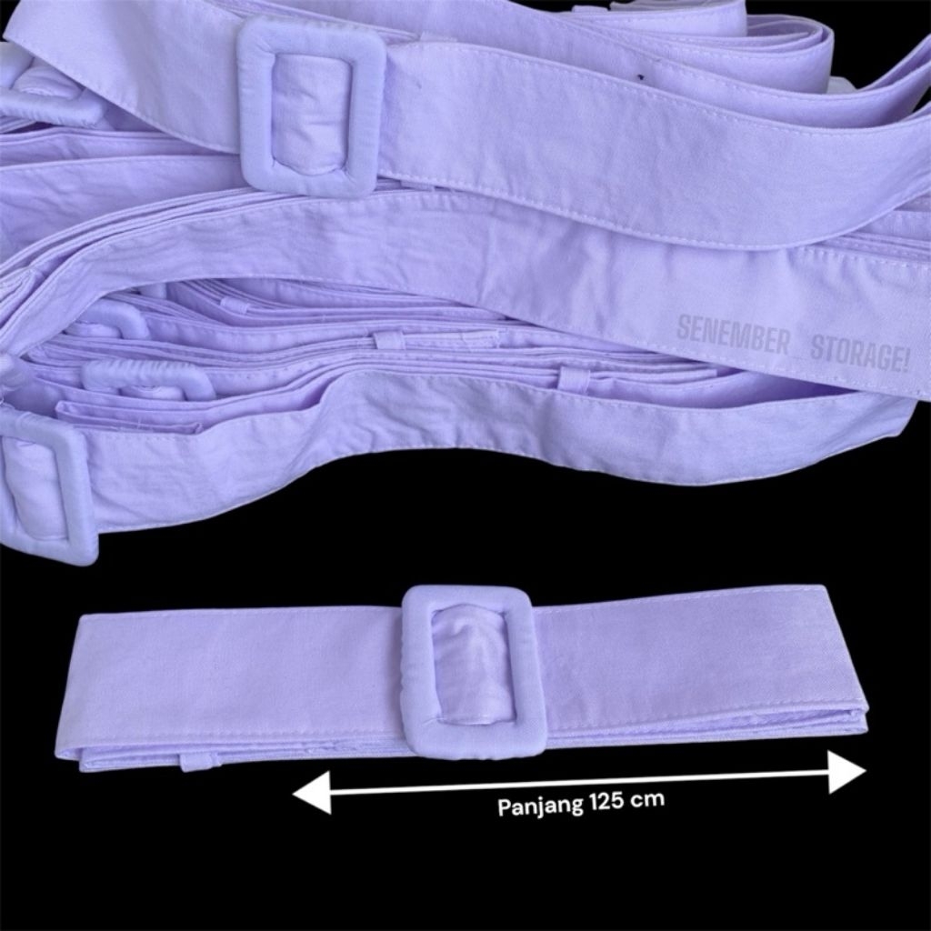 sabuk paskibraka putih- sabuk pasibra