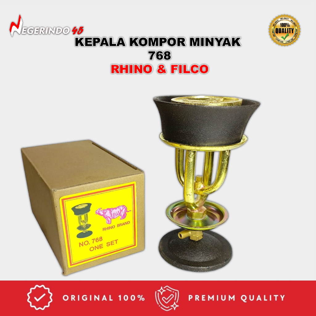 Kepala Kompor Minyak 768 Rhino Filco / Kepala Kompor Minyak semawar 768
