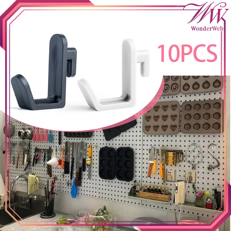 10pcs/Set Gantungan Pegboard Hook Pegboard Cantolan Pegboard Gantungan Hook Pegboard