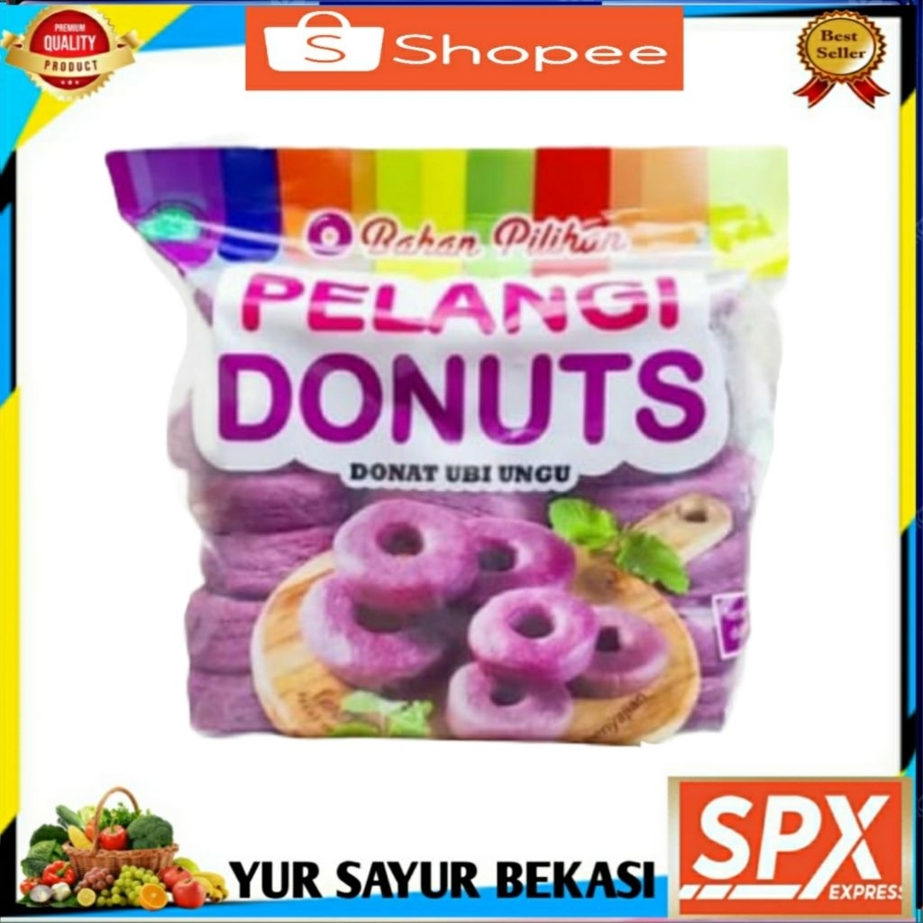 

Donat Ubi Ungu Besar isi 10.