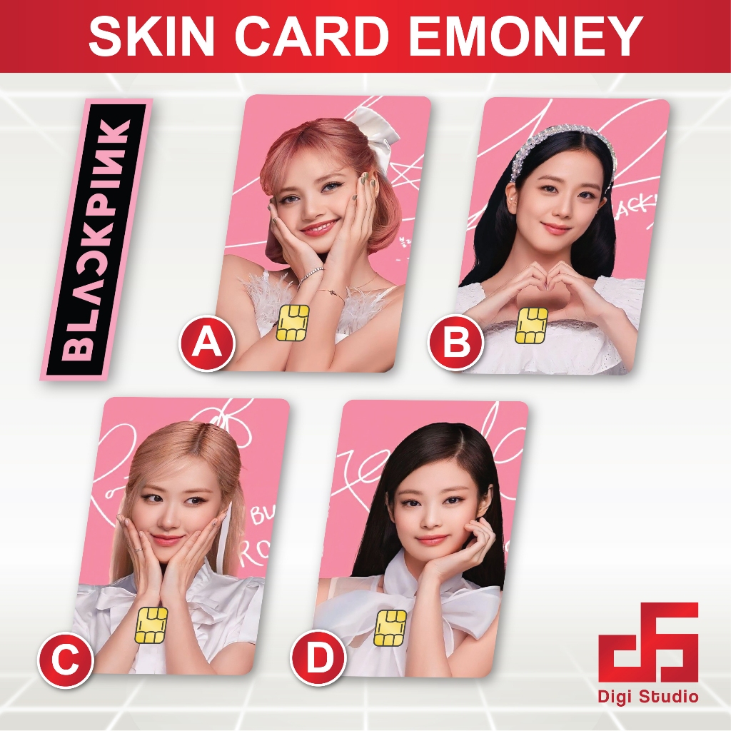 

Digi Studio - Skin Card BLACKPINK Cute - Emoney / Flazz / ATM / Credit Card