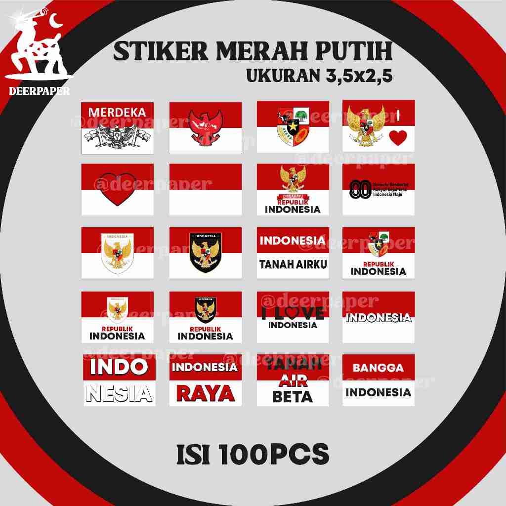 

Stiker Pipi Merah Putih 100 Pcs Langsung Tempel