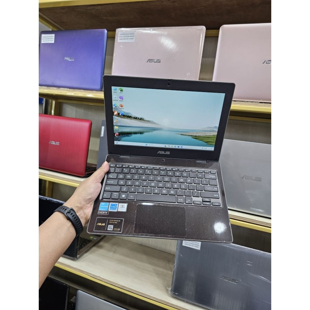 Laptop Notebook Asus BR1100CK 11inch RAM 4GB SSD 128GB Laptop Kecil enak sangat ringan dibawa bawa