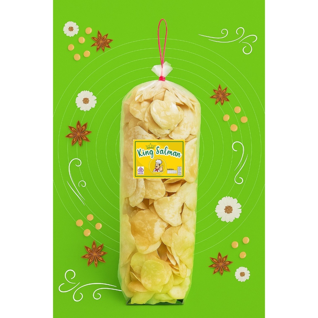 

Keripik talas original renyah asin gurih premium 375g