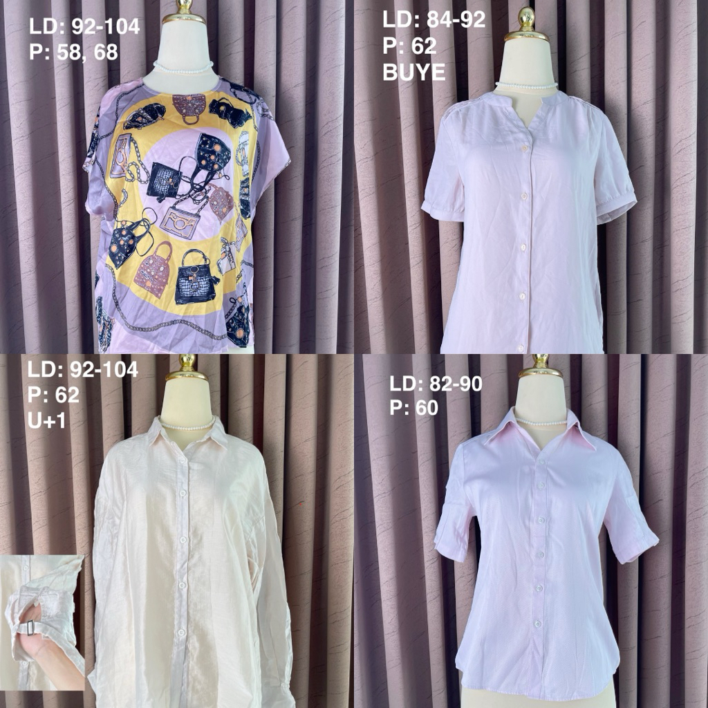 KEMEJA/BLOUSE/ATASAN WARNA PINK, DUSTY PINK, BABY PINK, ATASAN PINK