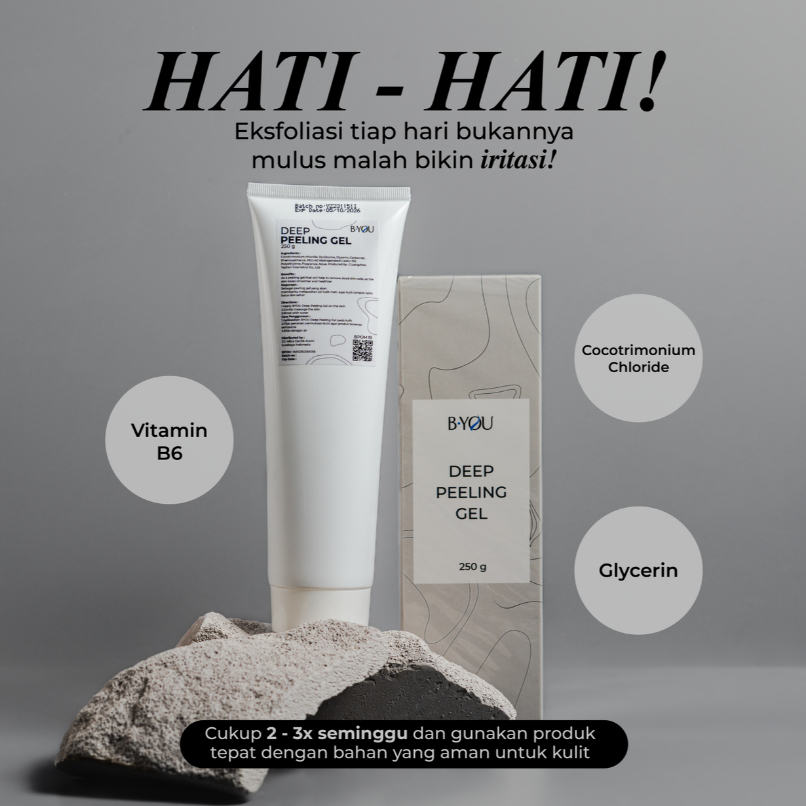 DEEP PEELING BYOU 250 GRAM || PEELING GEL BYOU || EXFOLIASI GEL || PEELING GEL / Peeling