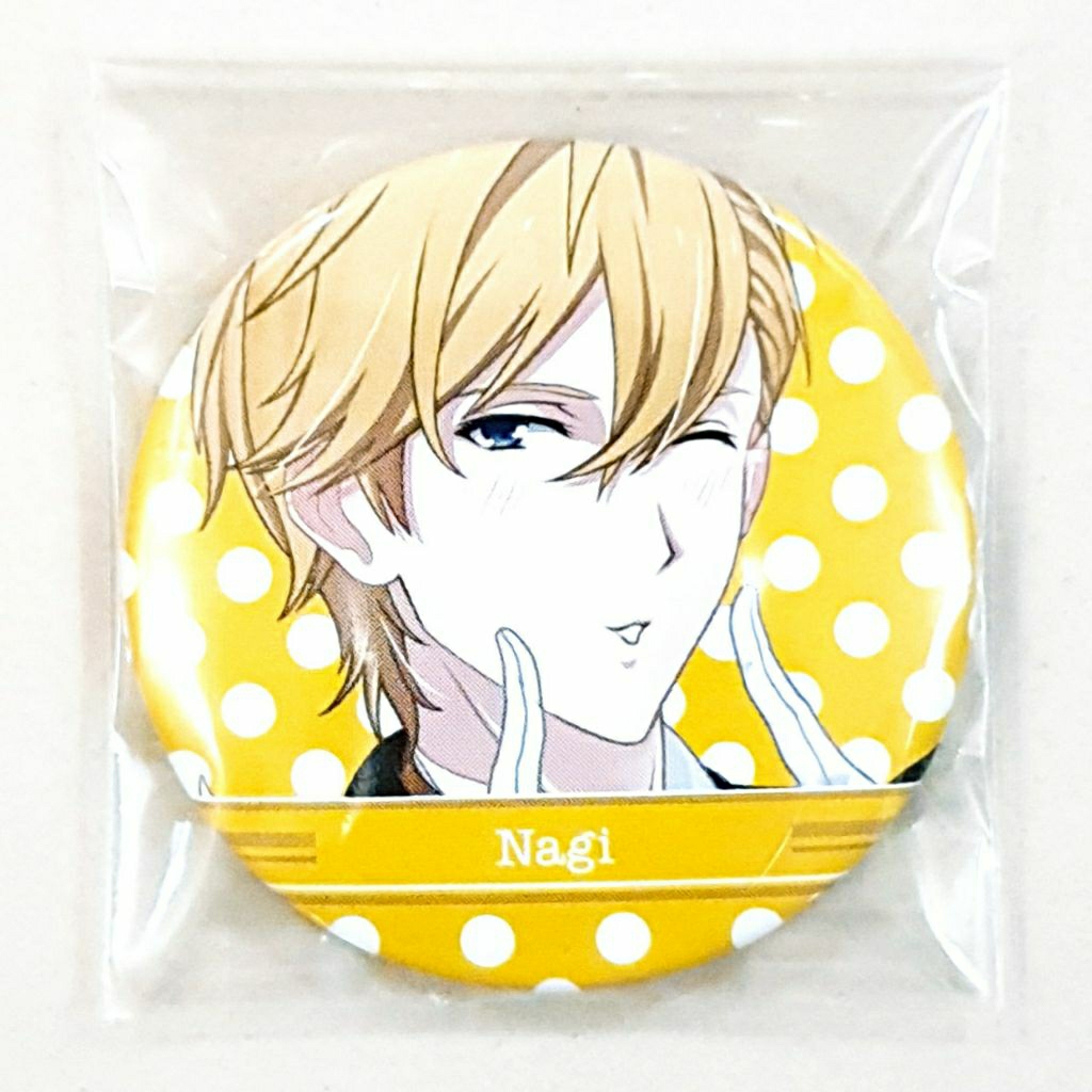 Idolish7 Dot Pattern Can Badge - Nagi
