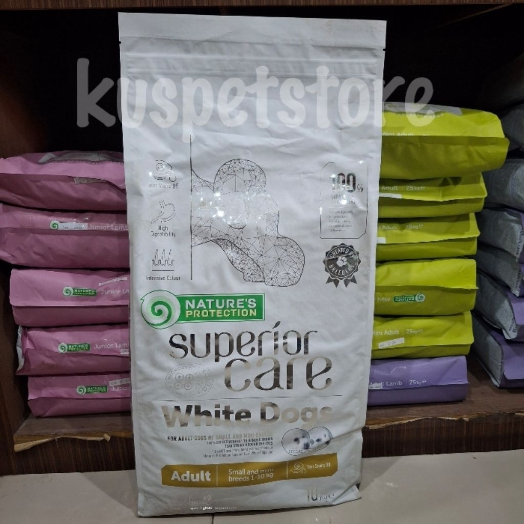 Makanan Anjing / Dogfood Natures Protection Superior Care  White Dog Adult Lamb 10kg