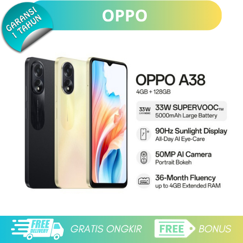 Oppo A38 6GB/128GB - MediaTek Helio G85 - Mali G52 MC2 @1000MHz