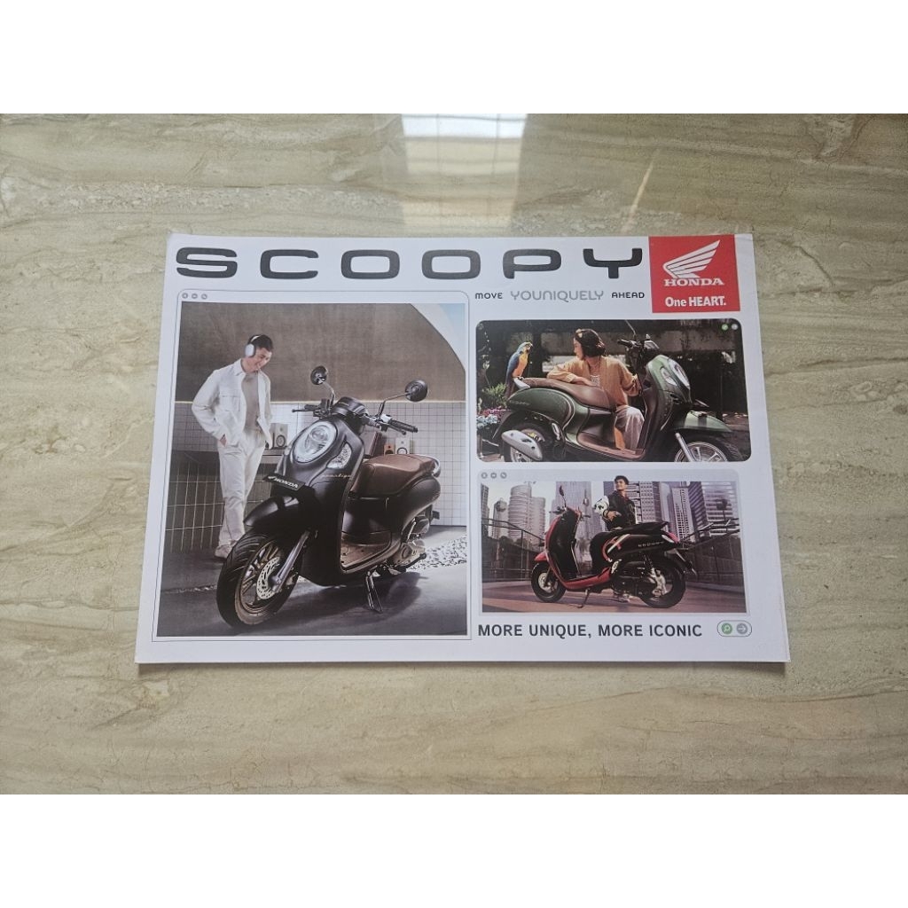 brosur katalog motor honda scoopy 2022 leaflet