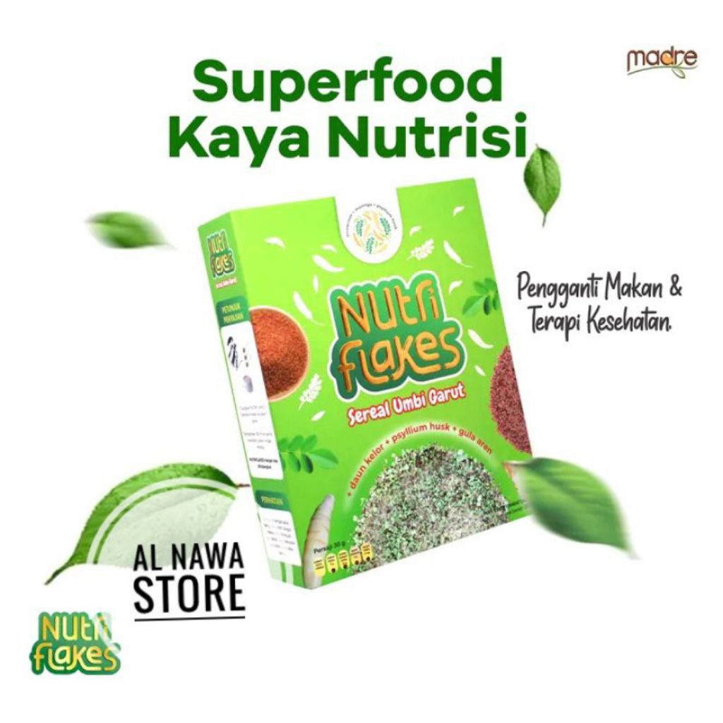 

Yusfistore Grosir Nutriflakes 280 gram Obat Maag Mag Asam Lambung Gerd Sereal Umbi Magh