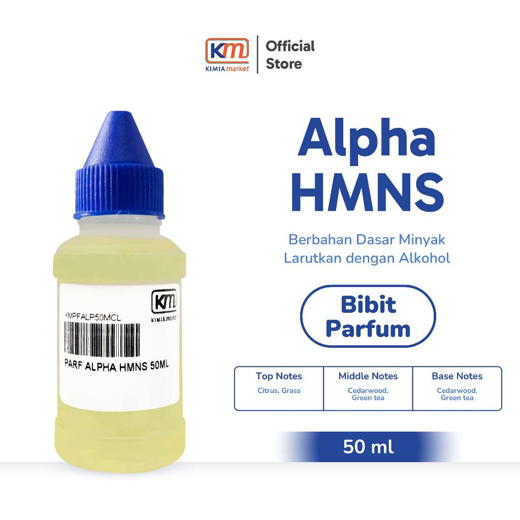 Bibit Parfum Alpha HMNS 50ml / Parfum badan / Body Mist