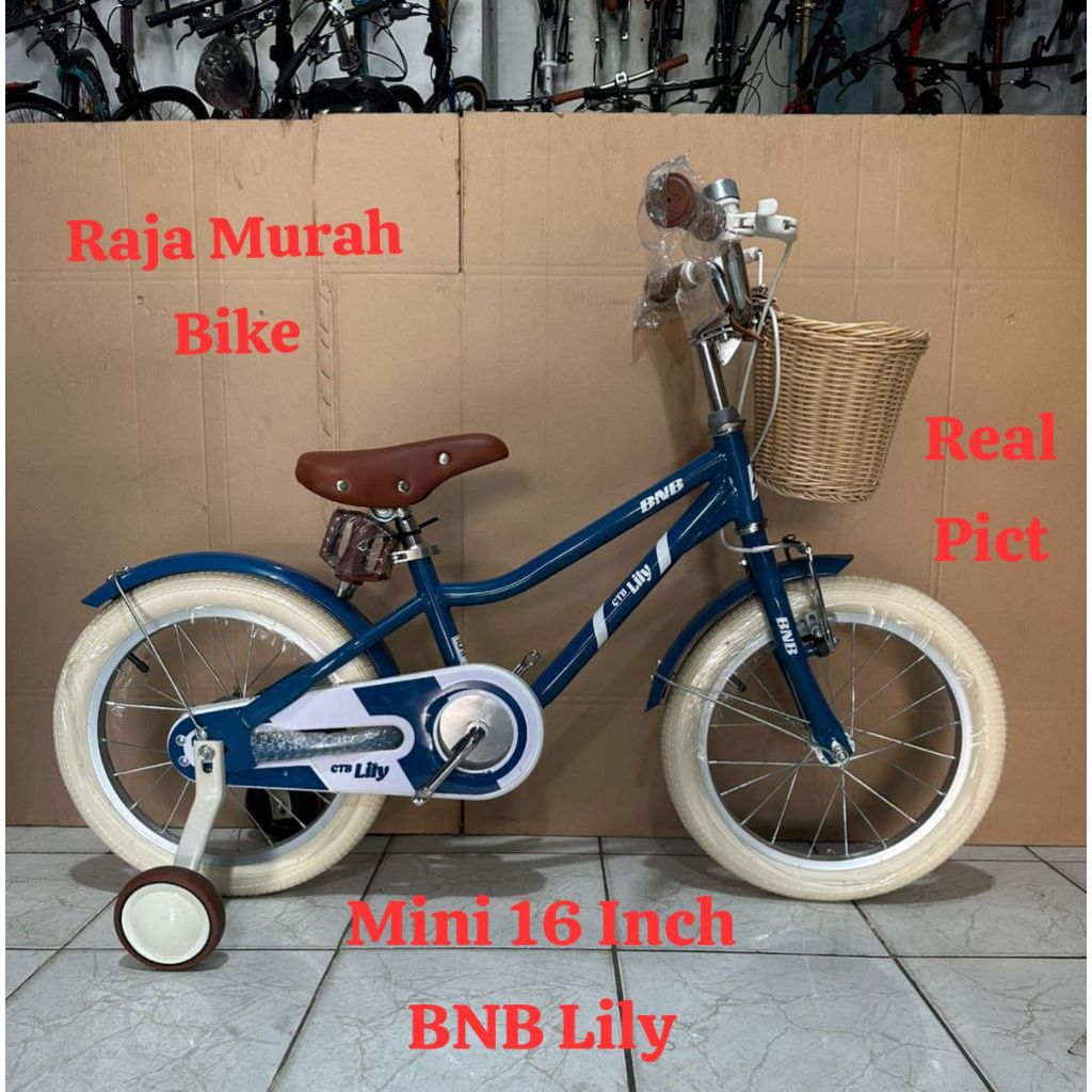 Sepeda Anak Perempuan Mini 16 Inch BNB Lily Terbaru Sepeda Anak CTB Bnb Lily 16 Inch