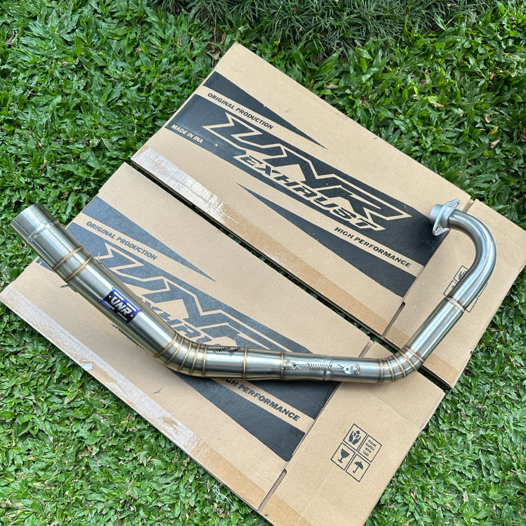 Leher Knalpot Vixion Bending Roadrace Jengat Original VNR