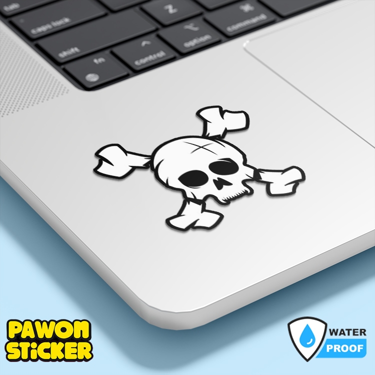 

Sticker Skull Tengkorak Hypebeast Stiker Aesthetic Vibe Laptop Motor Mobil Anti Air