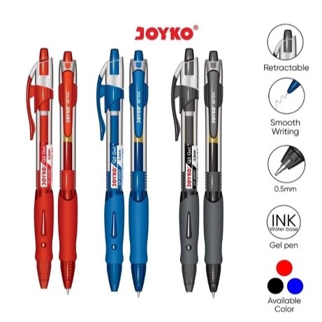 

PULPEN / GEL PEN Q GEL GP-265 JOYKO / Pulpen Joyko