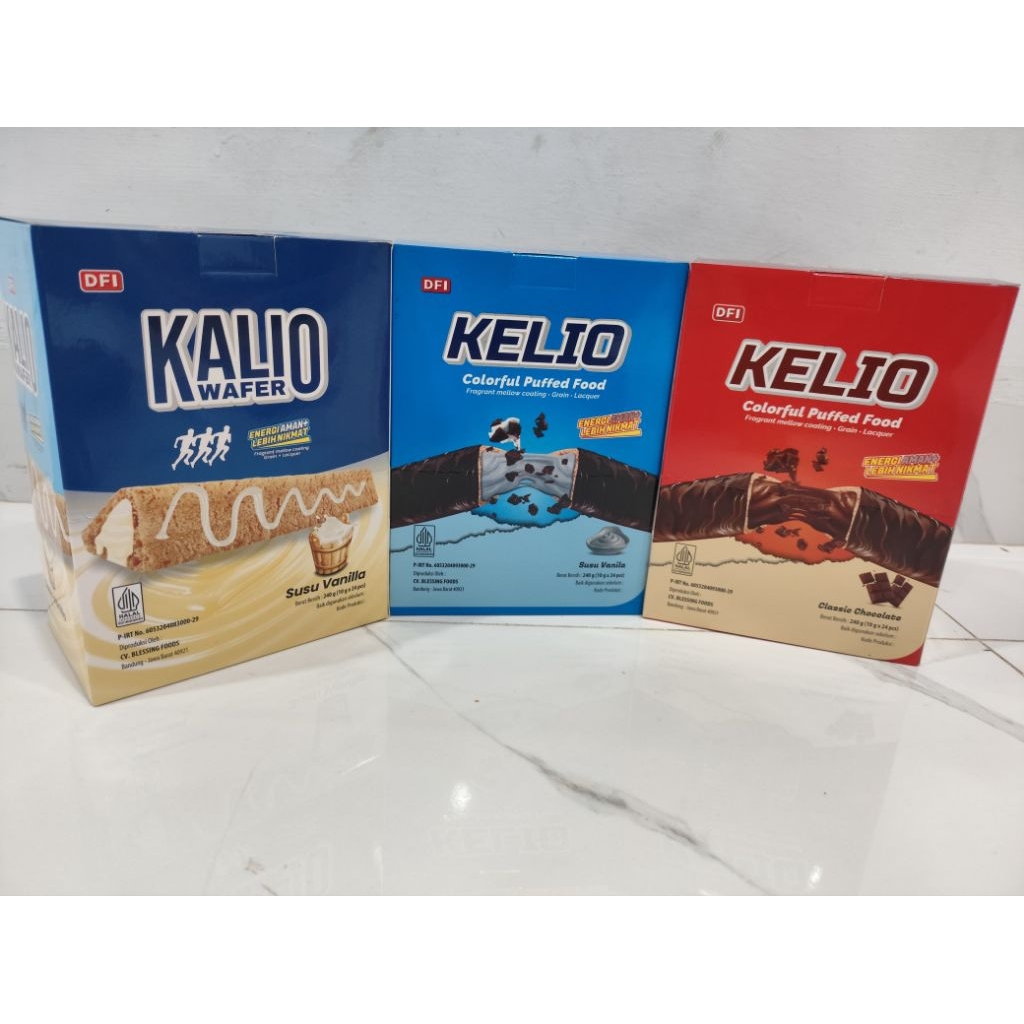 

KALIO WAFER & KELIO COLORFUL PUFFED FOOD