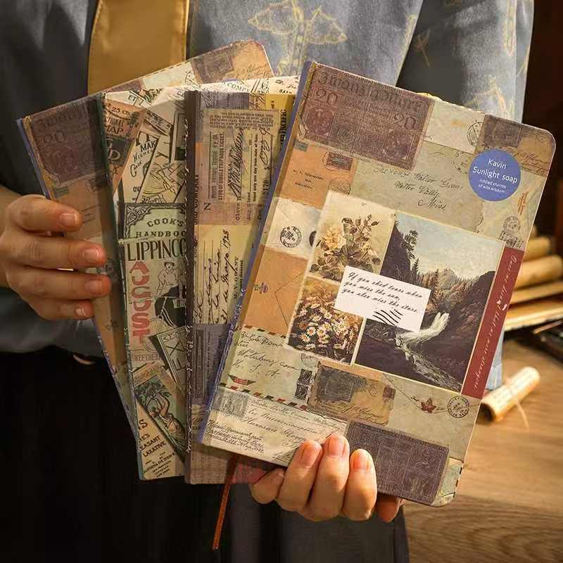 

Notebook Aesthetic Retro Korea - Hardcover Buku Diary Untuk Diary & Catatan, Sekolah/Kantor Alat Tulis