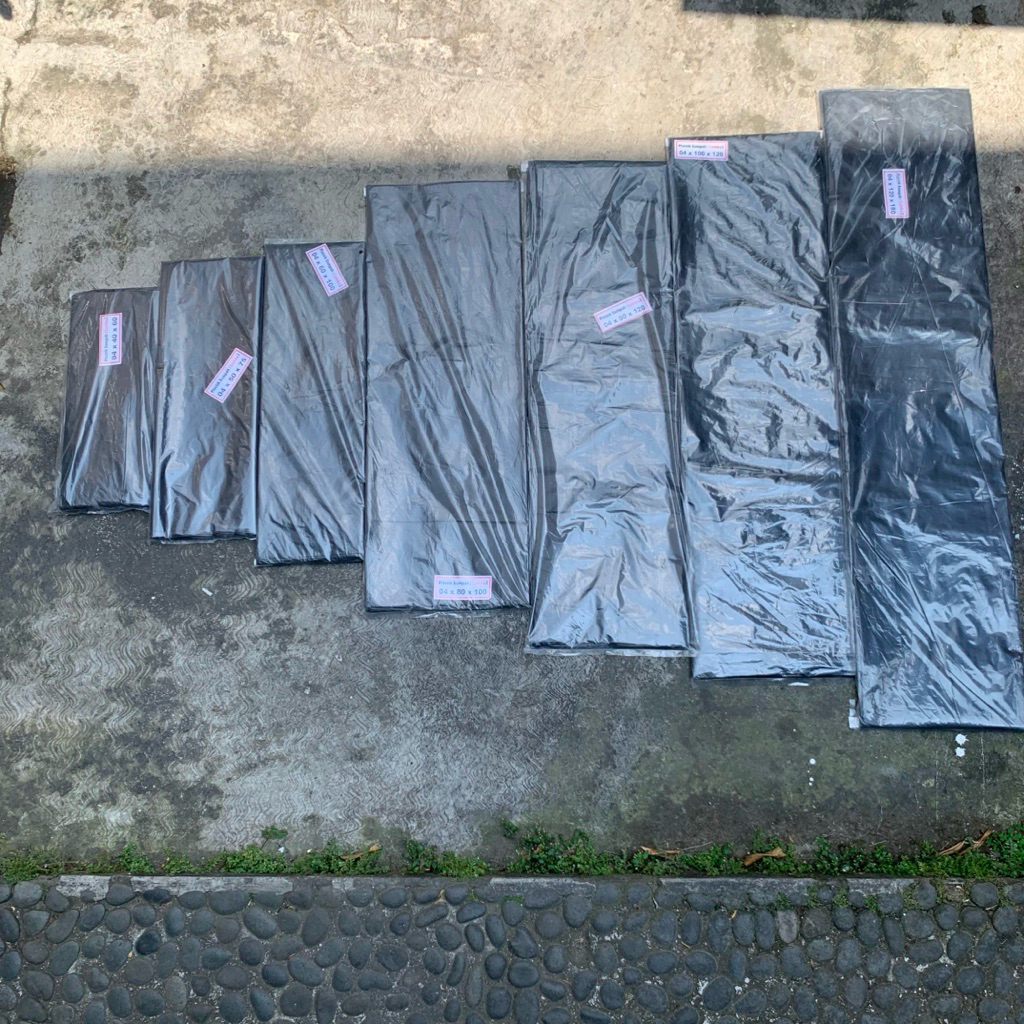 (40 Mikron - 500gr) Plastik Sampah Trash Bag Lumba2 – Ukuran 40x60, 50x75, 60x100, 80x100, 90x120, 1