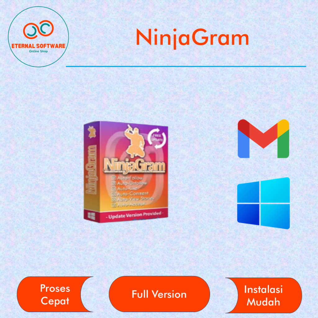 NinjaGram Full Version Aplikasi Promosi IG BOT Instagram Full Lisensi Lifetime PRO