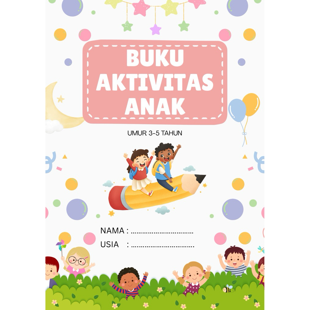 

Buku Aktivitas Anak Activity Book for Kids 3-5 tahun