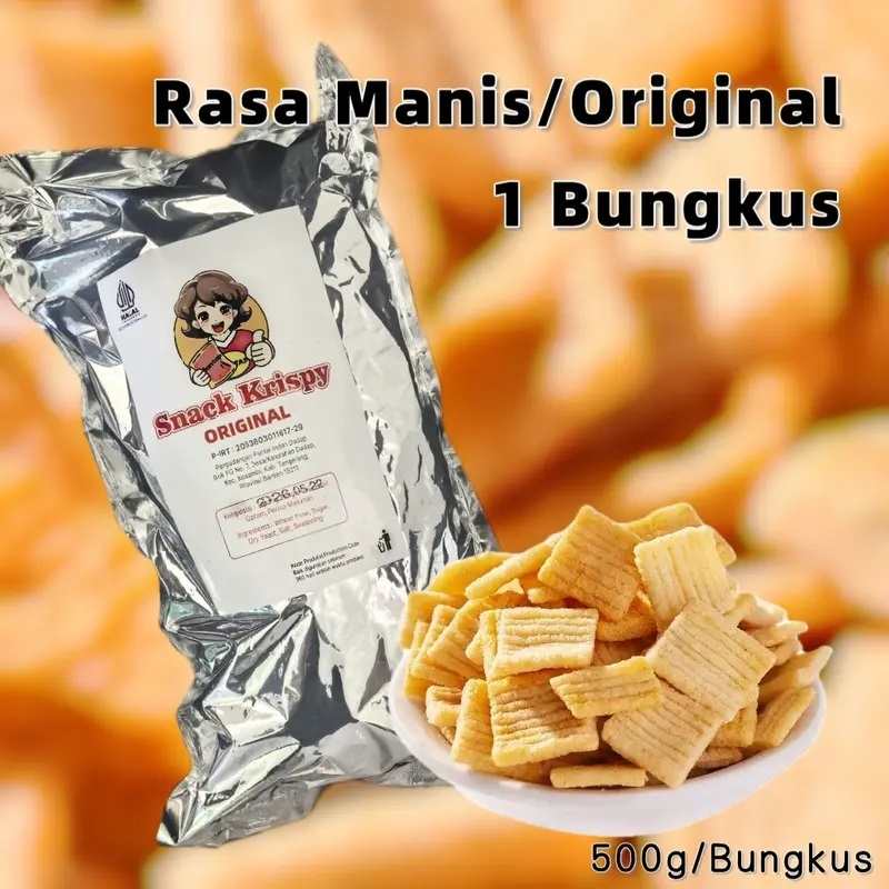 

COD (HALAL) Snack Krispy guoba keripik camilan500g Per Bungkus/Keripik & Kerupuk/makananRasa pedas dan manis/kembung/puffed/Keripik/Taiko Krezz /Camilanmurah/makanan puffed daribahan bakuberkualitas renyah dan tidakterlupakan