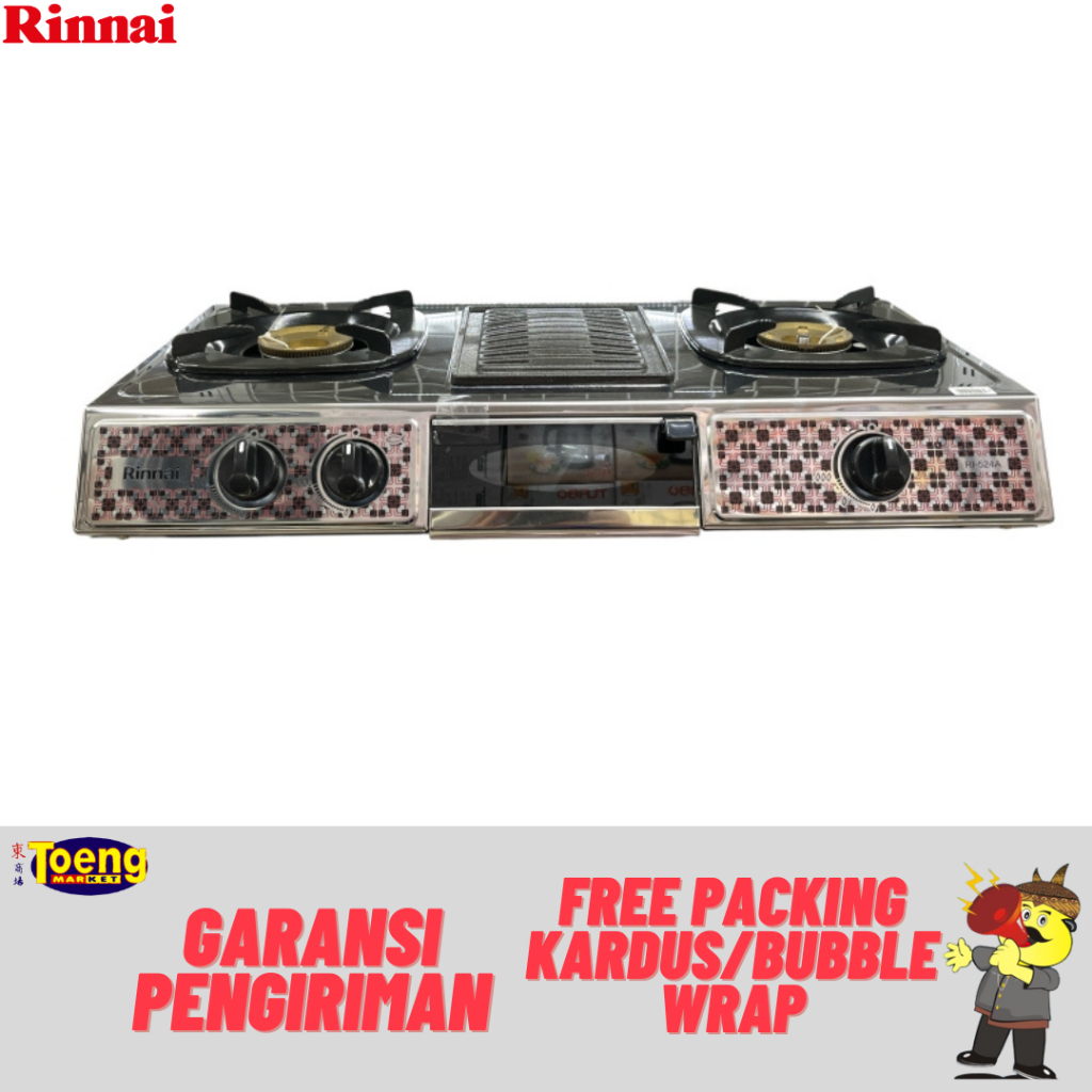 Kompor Gas+Grill - KOMPOR GAS RI-524A RINNAI