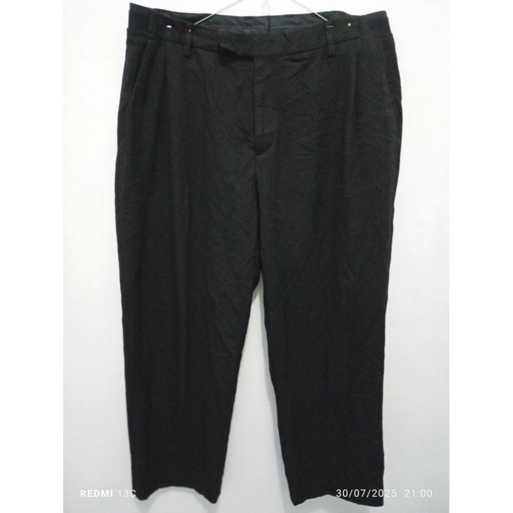 preloved celana panjang kantor pria hitam musinsa standard