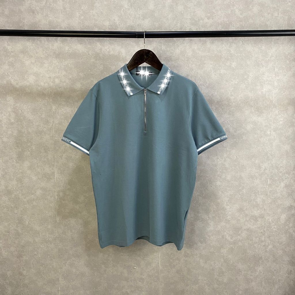 Polo Arman'-0HL634 Lengan Pendek Bahan Katun Polo Shirt Pria Best Seller Kaos Kerah Pria New Arrival